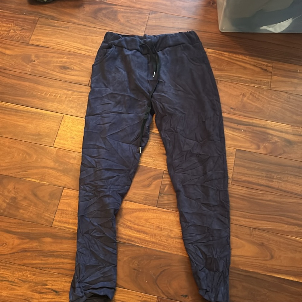 The Porter Collective navy jogger made in Italy